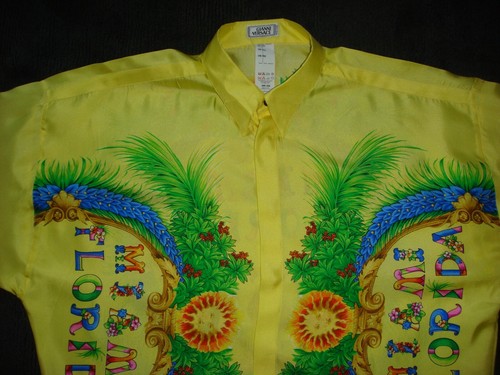 Versace silk shirt - silk,
