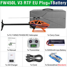 Fly Wing FW450L V3 RC Helicopters Remote Control Helicopter 3D GPS 6CH 110V-240V