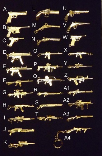 Military miniature gun rifle - miniature,