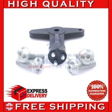 ALLOY WHEEL CENTRE CAP SCREWS BOLTS WITH KEY FOR RENAULT MEGANE CLIO SCENIC