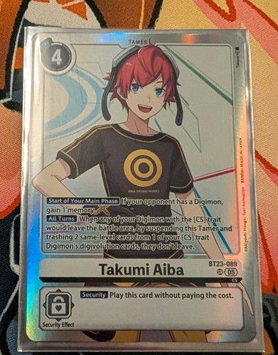 Takumi aiba bt23 089 - bt23-089, sr