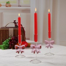 Bow Candle Holder Elegant Tall