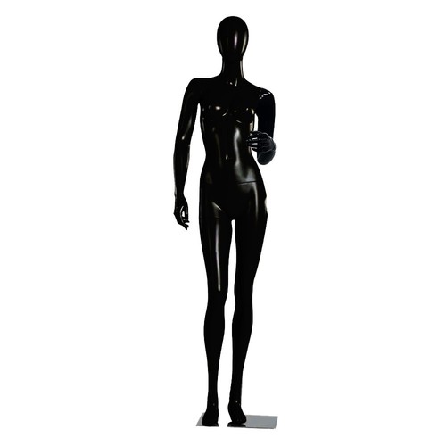 Black female mannequin - black, full