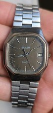 Rare Vintage Swiss Made Buler Quartz Watch 7055-24150, please read
