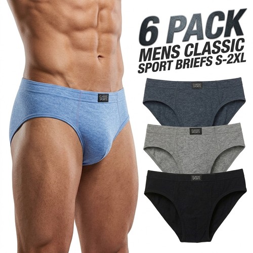 Pack mens briefs slips - 6,