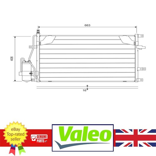 Condenser for volvo s60 s80 - condenser,