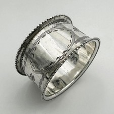 VICTORIAN NAPKIN RING STERLING