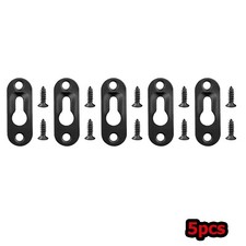 5pcs black keyhole - black, hangers