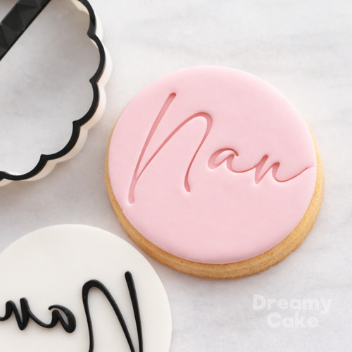 Nan nanny cookie stamp - nan,