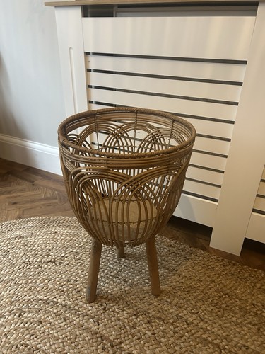 Vintage rattan wicker - wicker, plant