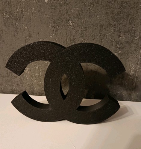 Chanel logo printed pla - logo, 3d