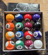 Travel Size Pool Balls 1inch