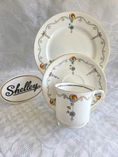 Shelley Art Deco Tea Trio