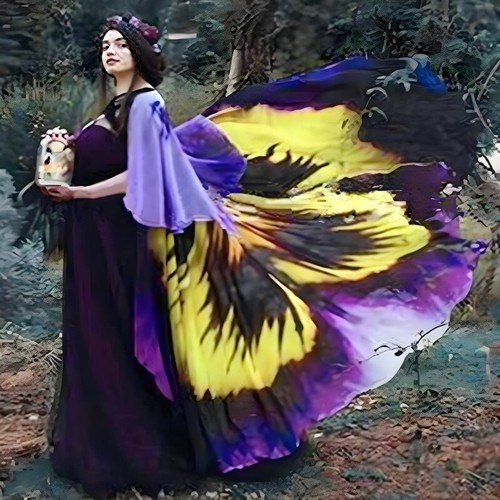 Butterfly wings cloak shawl - wings,