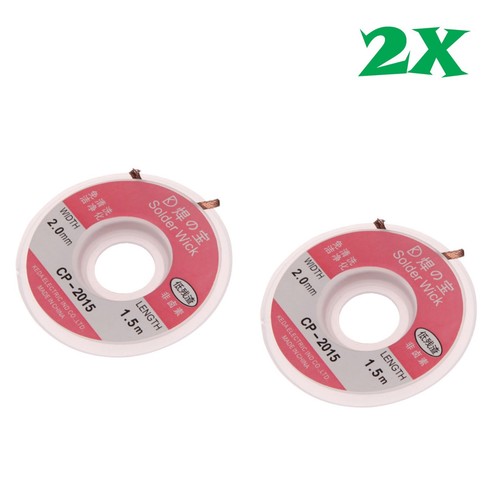 Rolls 2mm 5ft desoldering - 2,