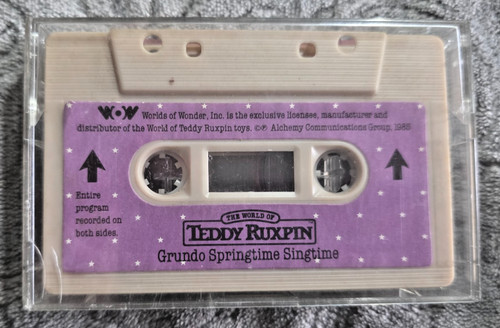 Vintage teddy ruxpin - vintage, grundo