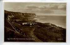 (Lh434-100) Real Photo of Tea Chalet, The Warren,  FOLKESTONE 1934  Used, VG