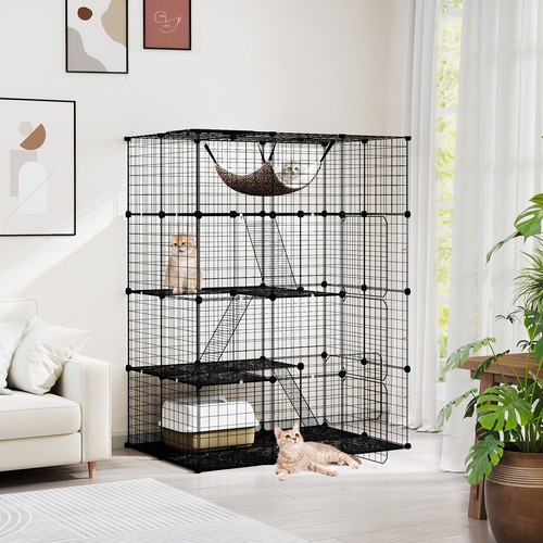 Tier large cat cage 143cm - 4-tier,