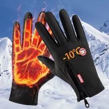 Winter Gloves Waterproof Windproof Thermal Touch Screen Warm Gloves Men Women UK