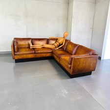 Vintage Danish Tan Leather