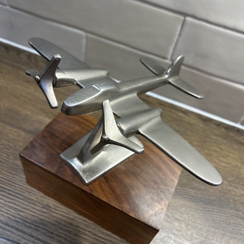 Vintage aluminum airplane - vintage,