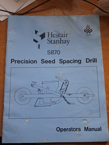 Operators manual for hestair - operators,
