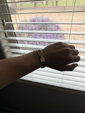 Hermes Clic H Gold and Black Noir Bangle Bracelet