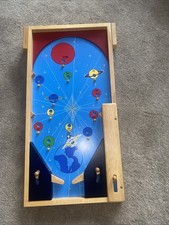 Wooden Pin Toy Escape Planet Approx 12x24 Inches