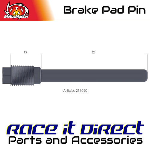 Brake pad pin for 125 - pin,