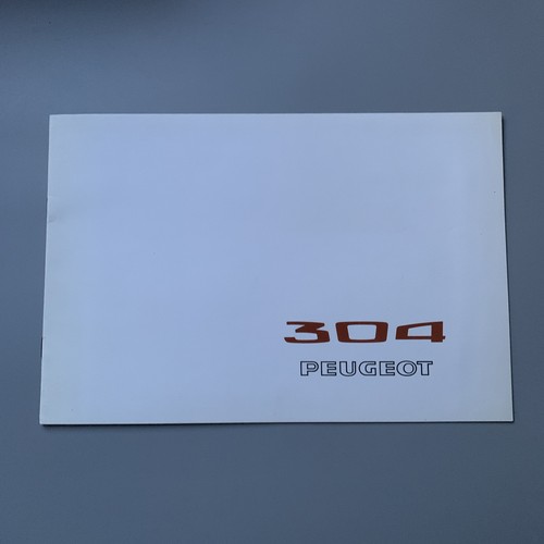 Peugeot 304 saloon brochure - peugeot,