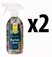 Zero In Insect Control Bug Soap Spray 500ml Plant Remedy for Indoor Plants 2 PK