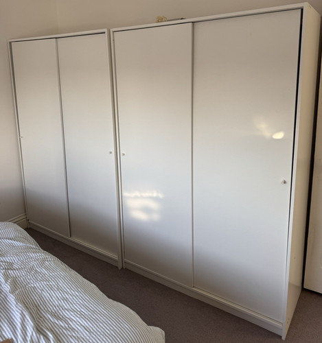 White door sliding - white, 2