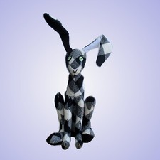 Mad March hare soft toy sewing