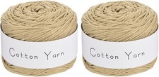 2 Skein Cotton Yarn 100%