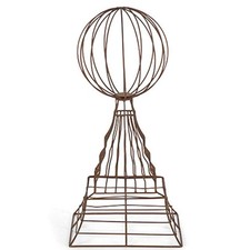 Wire Finial Topiary Frame Copper