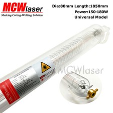 MCWlaser 150W CO2 Laser Tube Dia.80mm Length 1850mm for Laser Engraver Cutter