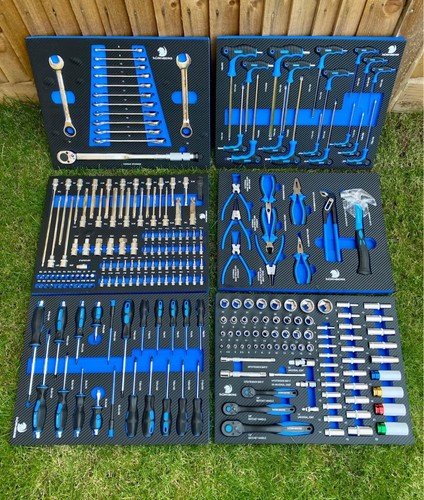 Tools set foam - tray,