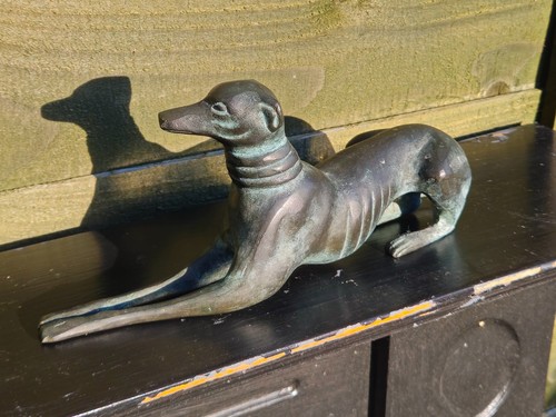 Art deco greyhound whippet - deco,