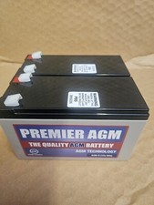 2 X  - 9Ah AGM Stannah Acorn