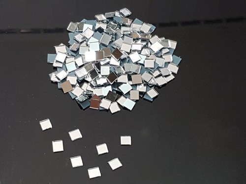 500 pieces silver glass - pieces,,
