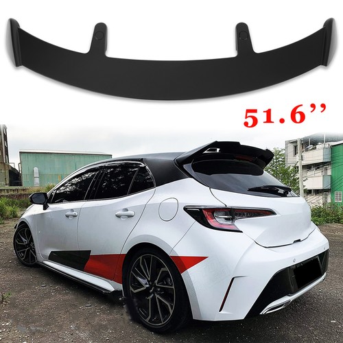 Matte black rear window - black,