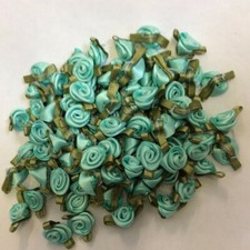 Mini Small Satin Ribbon Rose