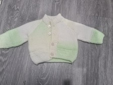  Baby Cardigan Hand Knitted  New Born