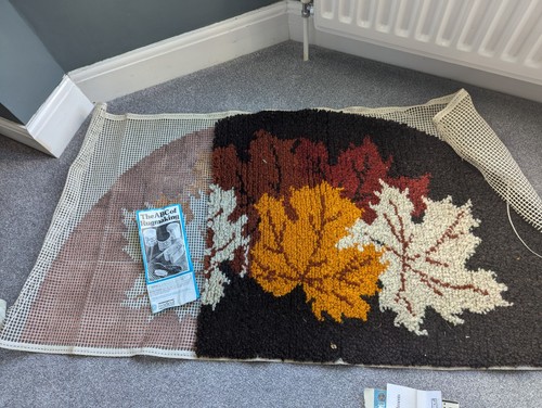 1987 vintage readicut rug - readicut,