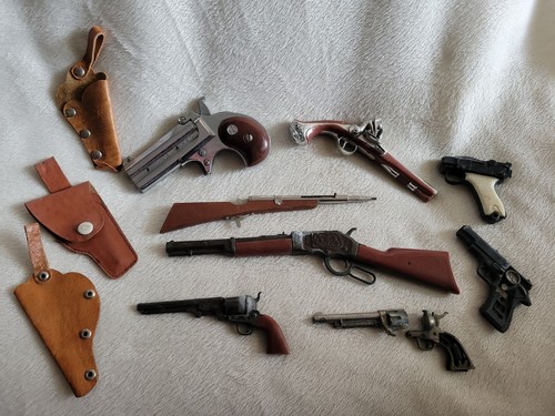 Vintage toy cap gun lot - cap,
