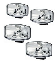 HELLA JUMBO 320 FF DRIVING LAMP WITH CLEAR LENS WITH POSITION LIGHT, SET OF 4