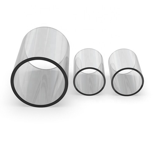 Clear acrylic tube gloss round - acrylic,