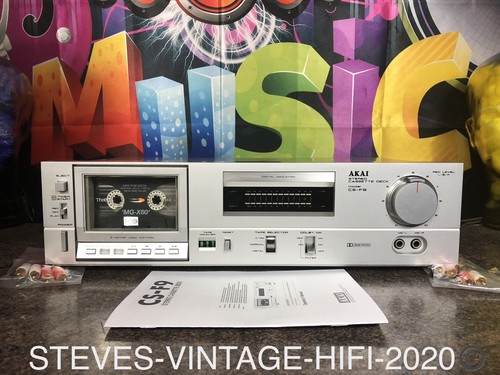 Akai stereo cassette - akai, cs-f9