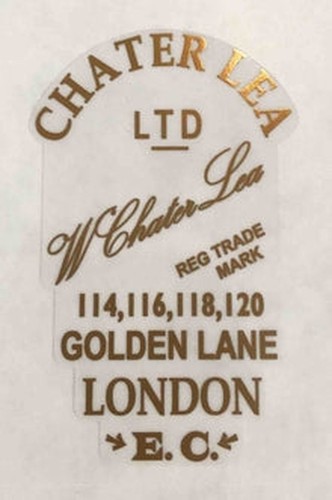 Chater lea decal - chater,