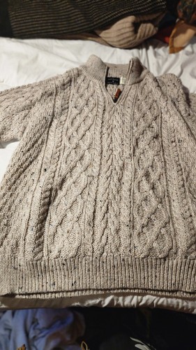 Irish store men - cable, knit